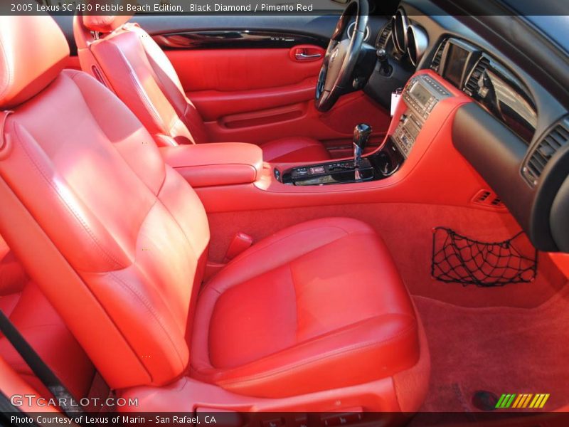 Black Diamond / Pimento Red 2005 Lexus SC 430 Pebble Beach Edition