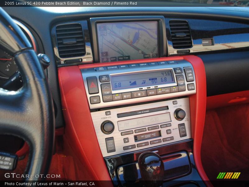 Black Diamond / Pimento Red 2005 Lexus SC 430 Pebble Beach Edition