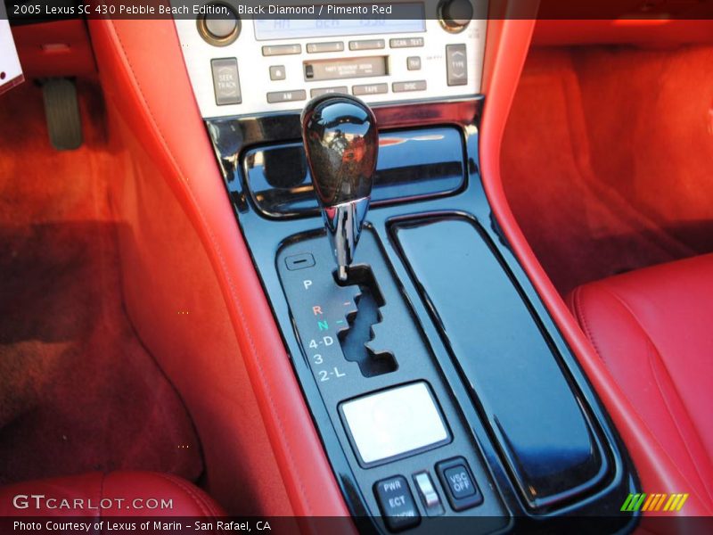 Black Diamond / Pimento Red 2005 Lexus SC 430 Pebble Beach Edition
