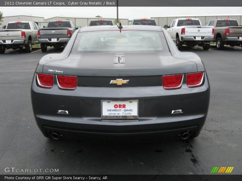 Cyber Gray Metallic / Black 2011 Chevrolet Camaro LT Coupe