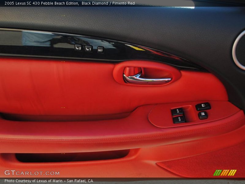 Black Diamond / Pimento Red 2005 Lexus SC 430 Pebble Beach Edition