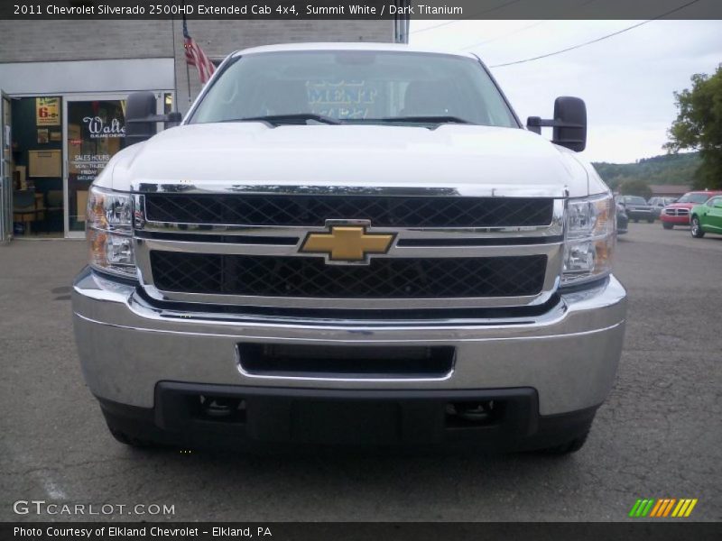 Summit White / Dark Titanium 2011 Chevrolet Silverado 2500HD Extended Cab 4x4