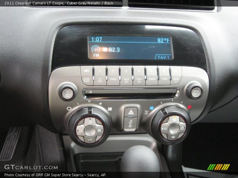 Cyber Gray Metallic / Black 2011 Chevrolet Camaro LT Coupe