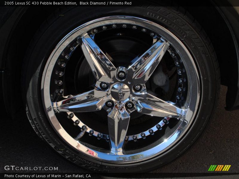 Black Diamond / Pimento Red 2005 Lexus SC 430 Pebble Beach Edition