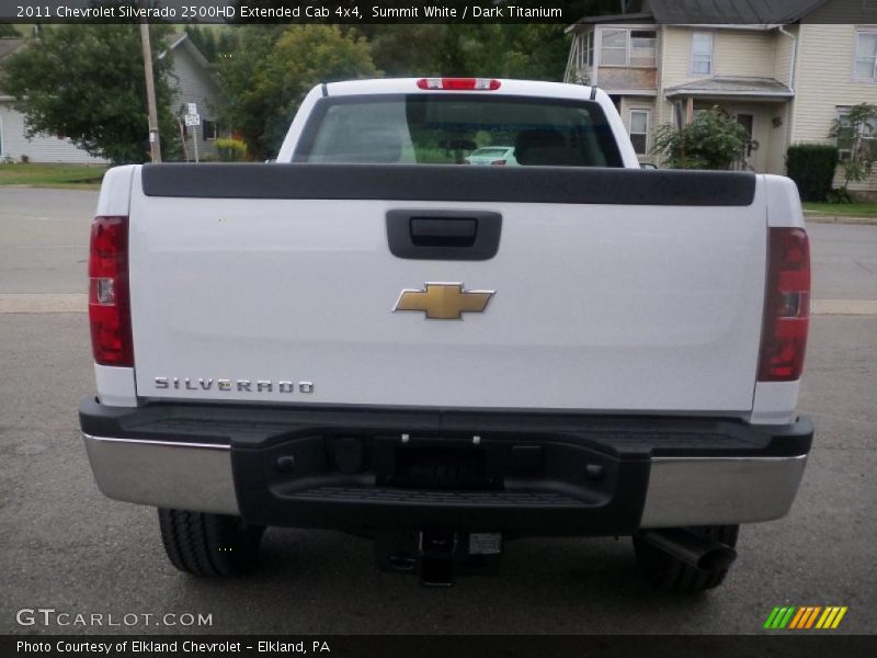 Summit White / Dark Titanium 2011 Chevrolet Silverado 2500HD Extended Cab 4x4