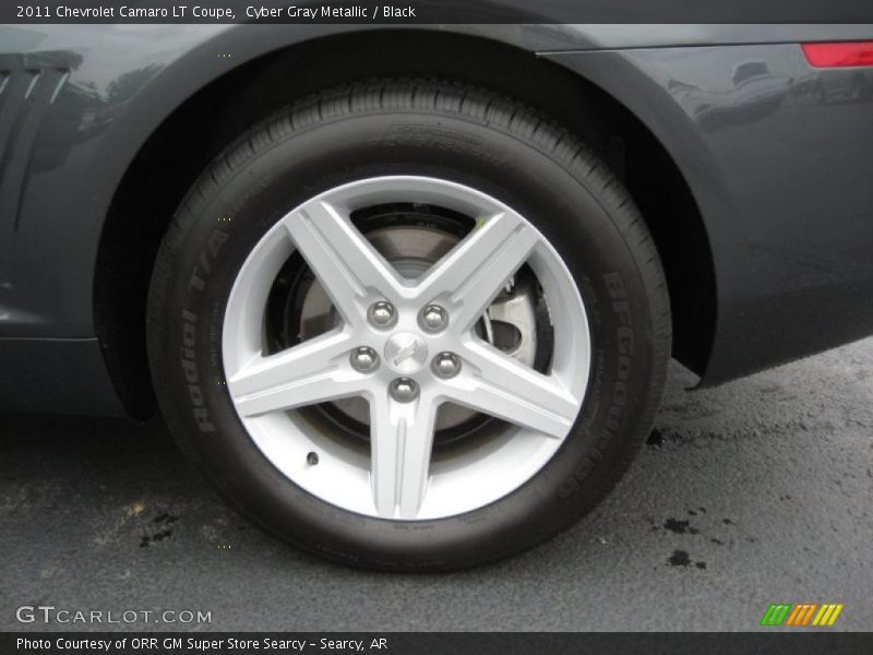 Cyber Gray Metallic / Black 2011 Chevrolet Camaro LT Coupe