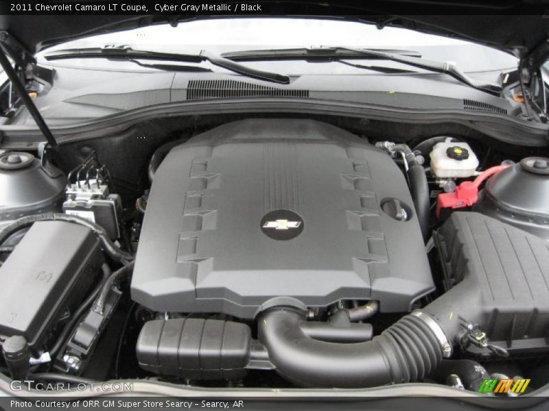 Cyber Gray Metallic / Black 2011 Chevrolet Camaro LT Coupe