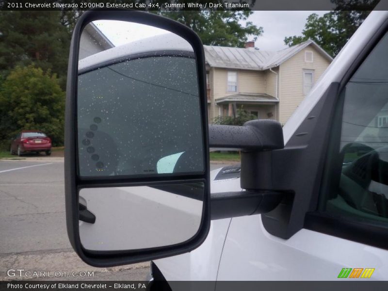 Summit White / Dark Titanium 2011 Chevrolet Silverado 2500HD Extended Cab 4x4
