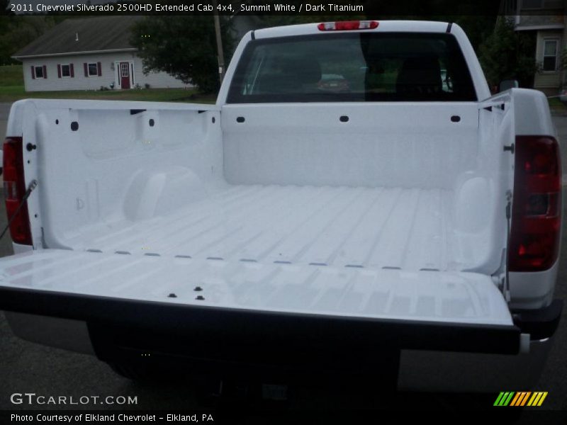 Summit White / Dark Titanium 2011 Chevrolet Silverado 2500HD Extended Cab 4x4