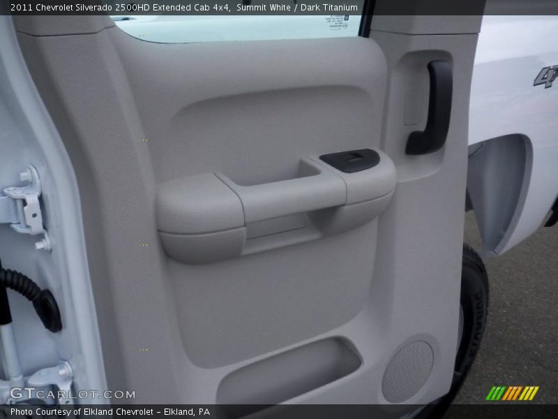 Summit White / Dark Titanium 2011 Chevrolet Silverado 2500HD Extended Cab 4x4