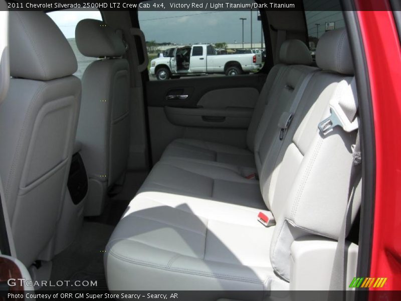 Victory Red / Light Titanium/Dark Titanium 2011 Chevrolet Silverado 2500HD LTZ Crew Cab 4x4