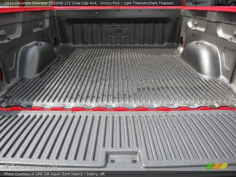 Victory Red / Light Titanium/Dark Titanium 2011 Chevrolet Silverado 2500HD LTZ Crew Cab 4x4