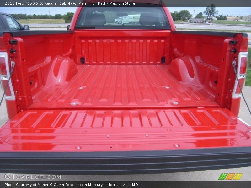 Vermillion Red / Medium Stone 2010 Ford F150 STX Regular Cab 4x4