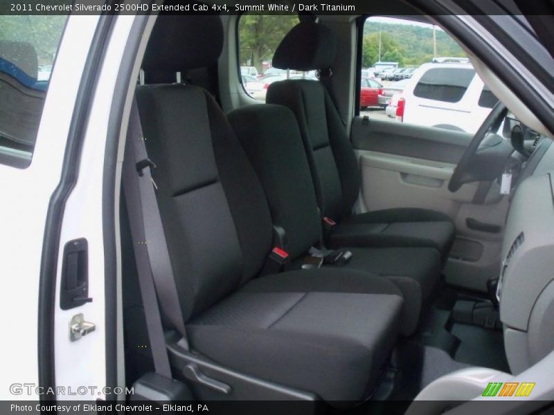 Summit White / Dark Titanium 2011 Chevrolet Silverado 2500HD Extended Cab 4x4