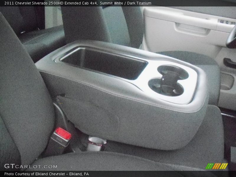 Summit White / Dark Titanium 2011 Chevrolet Silverado 2500HD Extended Cab 4x4