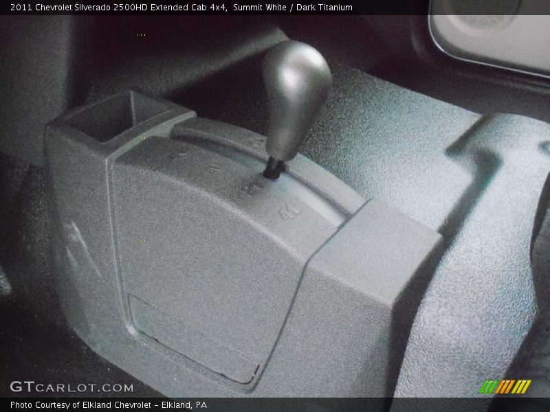 Summit White / Dark Titanium 2011 Chevrolet Silverado 2500HD Extended Cab 4x4