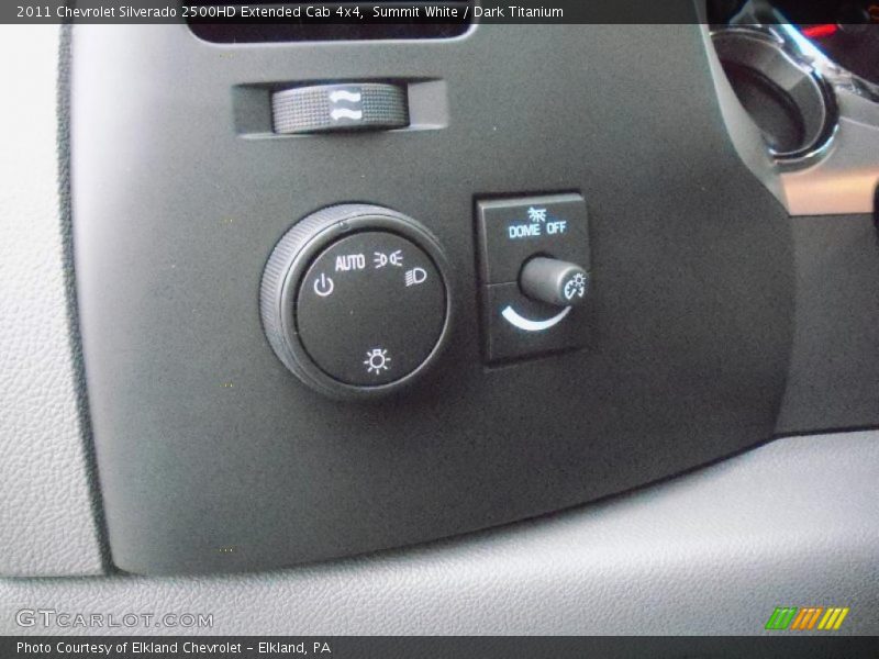 Summit White / Dark Titanium 2011 Chevrolet Silverado 2500HD Extended Cab 4x4