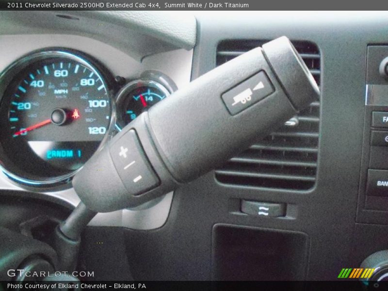 Summit White / Dark Titanium 2011 Chevrolet Silverado 2500HD Extended Cab 4x4
