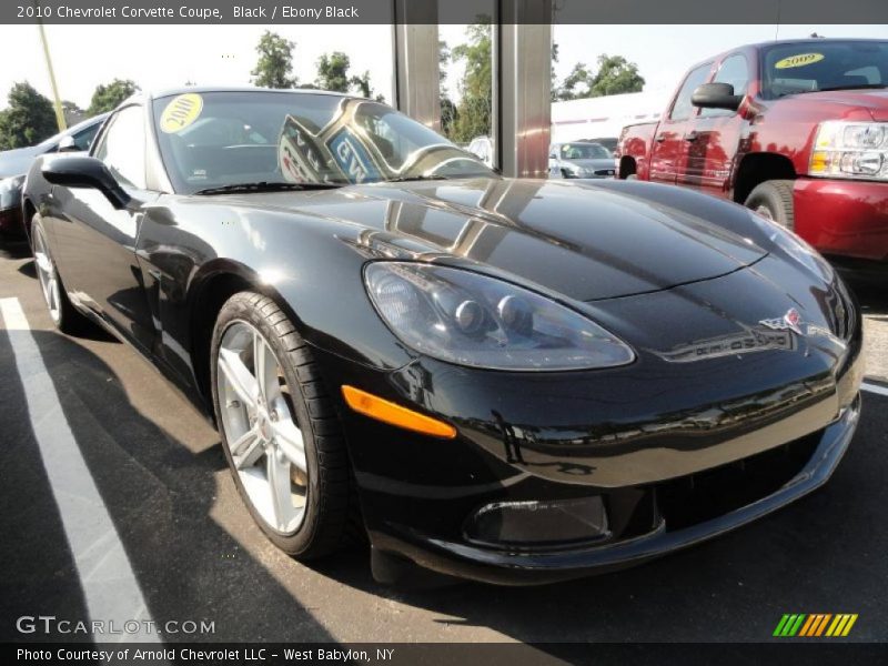 Black / Ebony Black 2010 Chevrolet Corvette Coupe