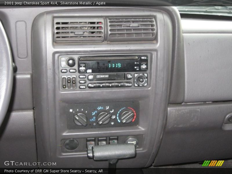 Silverstone Metallic / Agate 2001 Jeep Cherokee Sport 4x4