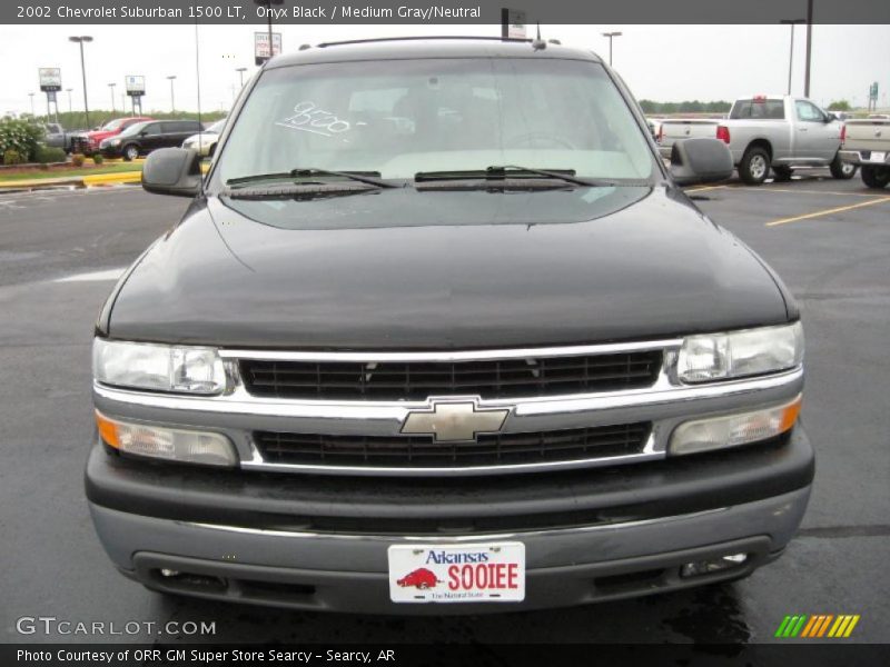 Onyx Black / Medium Gray/Neutral 2002 Chevrolet Suburban 1500 LT