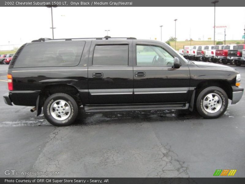 Onyx Black / Medium Gray/Neutral 2002 Chevrolet Suburban 1500 LT