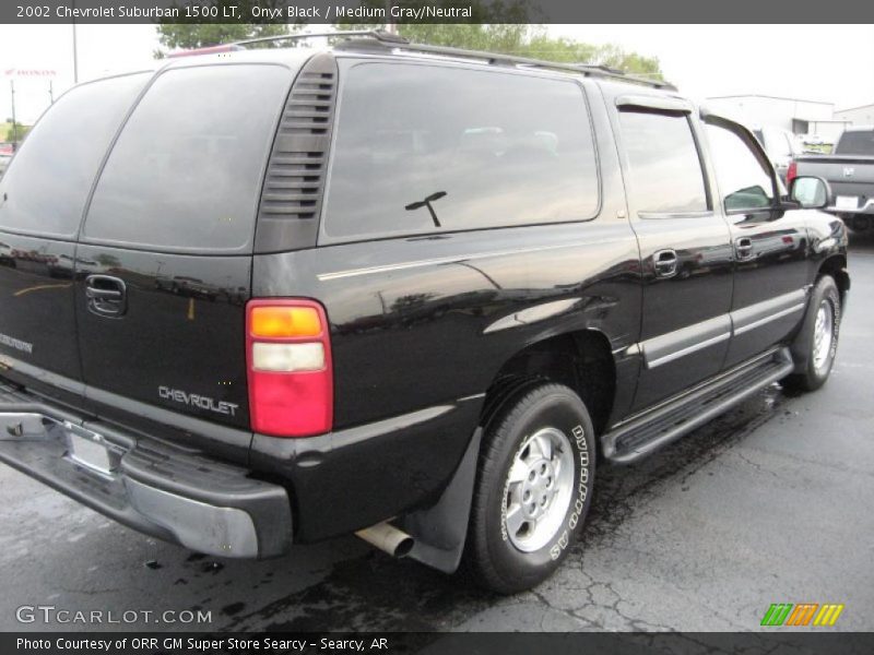 Onyx Black / Medium Gray/Neutral 2002 Chevrolet Suburban 1500 LT