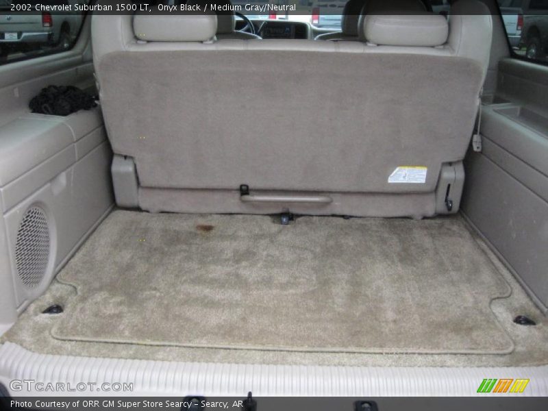 Onyx Black / Medium Gray/Neutral 2002 Chevrolet Suburban 1500 LT