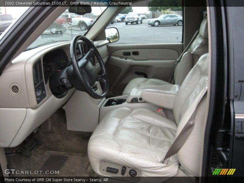 Onyx Black / Medium Gray/Neutral 2002 Chevrolet Suburban 1500 LT