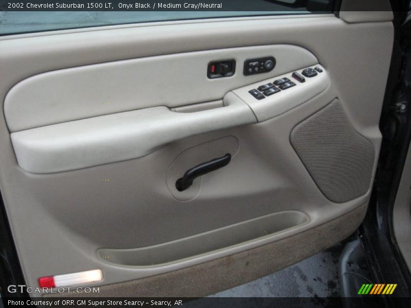Onyx Black / Medium Gray/Neutral 2002 Chevrolet Suburban 1500 LT