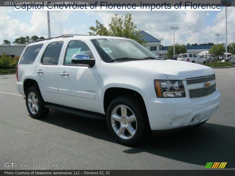 Summit White / Ebony 2011 Chevrolet Tahoe LS
