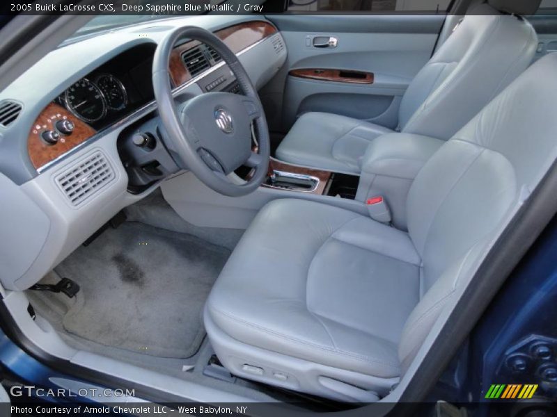 Deep Sapphire Blue Metallic / Gray 2005 Buick LaCrosse CXS