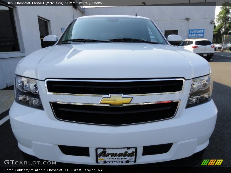 Summit White / Ebony 2009 Chevrolet Tahoe Hybrid 4x4