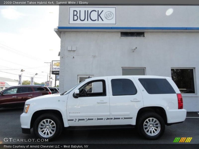Summit White / Ebony 2009 Chevrolet Tahoe Hybrid 4x4