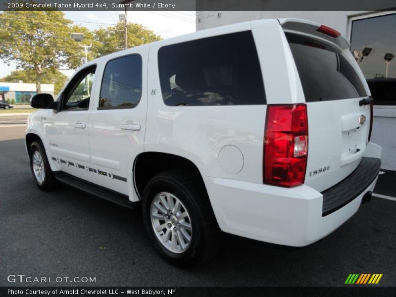 Summit White / Ebony 2009 Chevrolet Tahoe Hybrid 4x4