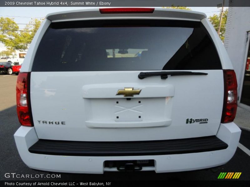 Summit White / Ebony 2009 Chevrolet Tahoe Hybrid 4x4