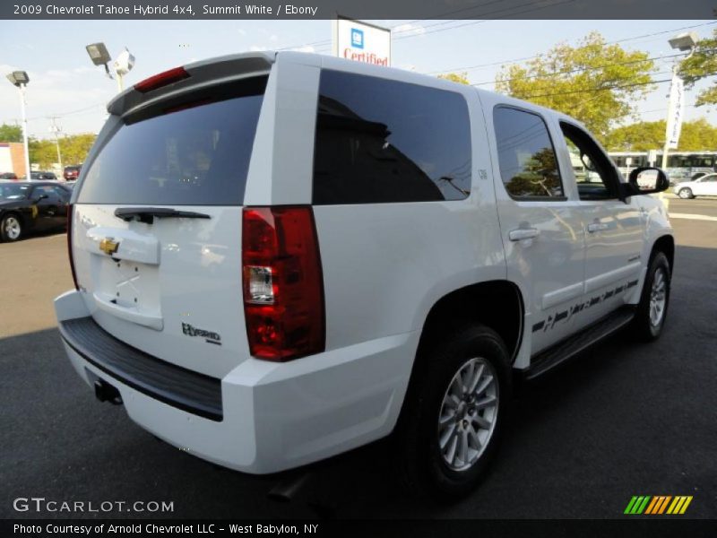 Summit White / Ebony 2009 Chevrolet Tahoe Hybrid 4x4