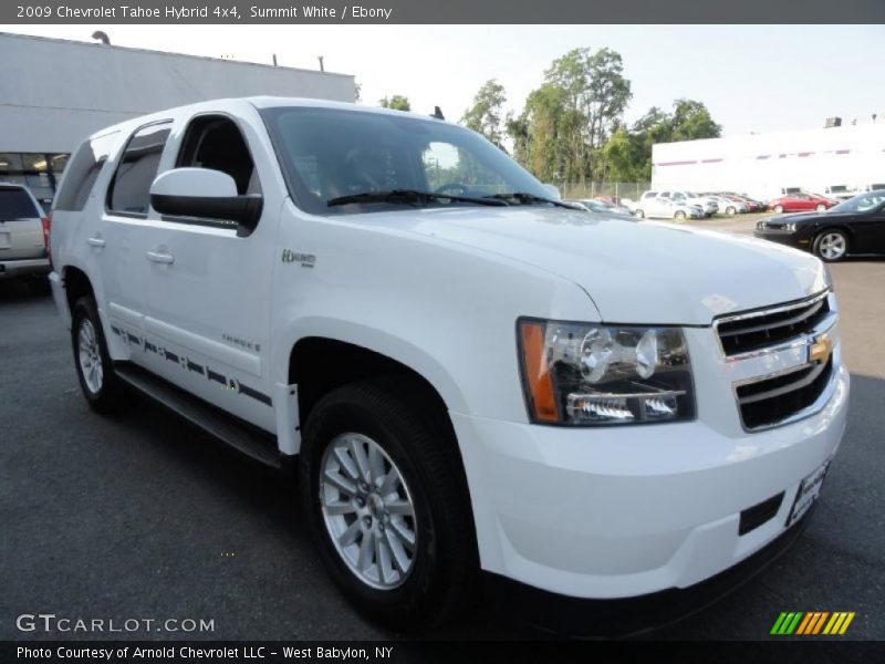 Summit White / Ebony 2009 Chevrolet Tahoe Hybrid 4x4