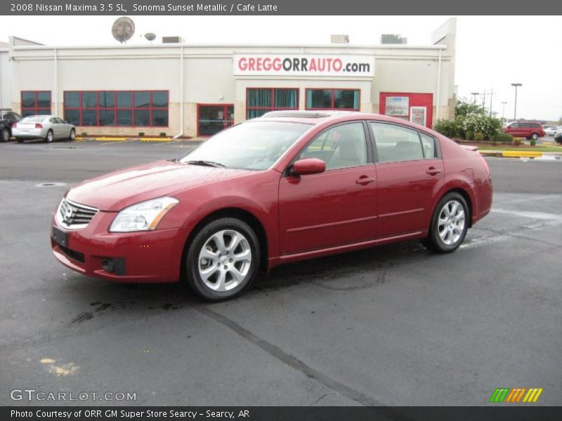 Sonoma Sunset Metallic / Cafe Latte 2008 Nissan Maxima 3.5 SL