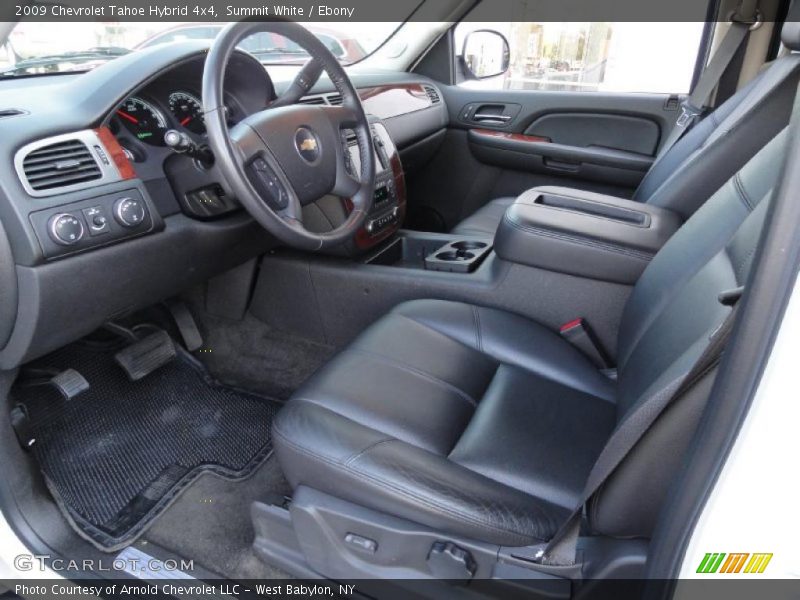 Summit White / Ebony 2009 Chevrolet Tahoe Hybrid 4x4