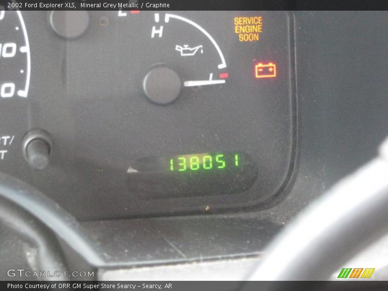 Mineral Grey Metallic / Graphite 2002 Ford Explorer XLS