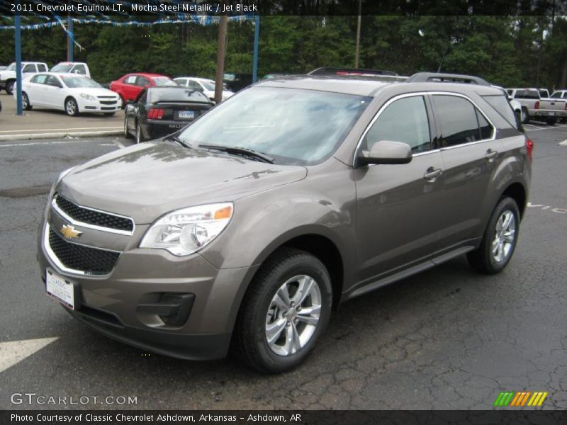 Mocha Steel Metallic / Jet Black 2011 Chevrolet Equinox LT