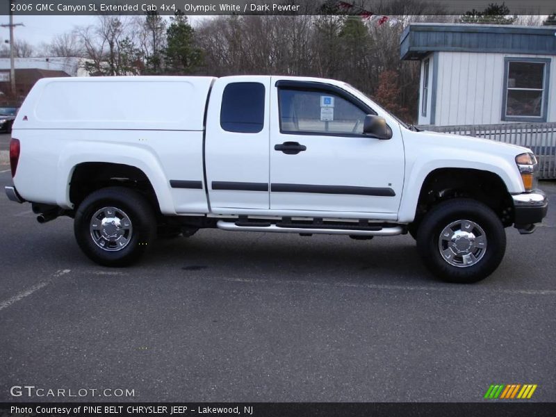 Olympic White / Dark Pewter 2006 GMC Canyon SL Extended Cab 4x4