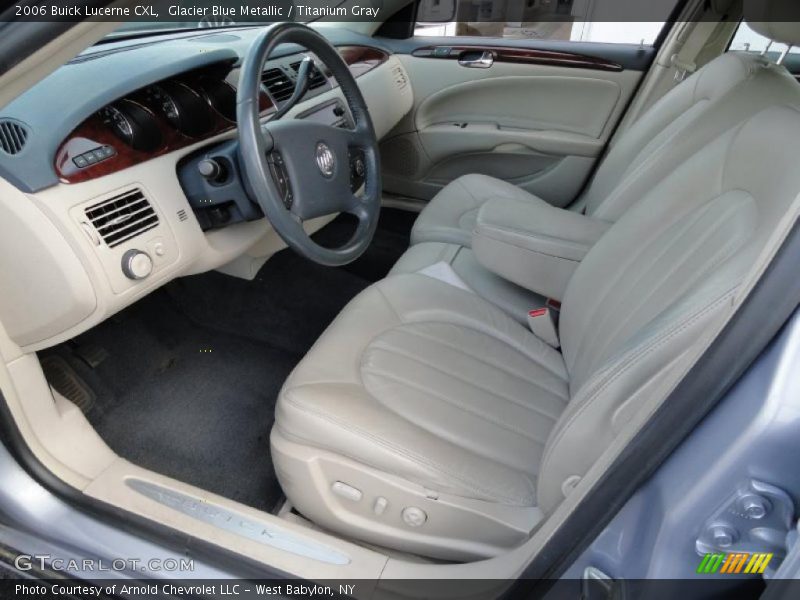 Glacier Blue Metallic / Titanium Gray 2006 Buick Lucerne CXL