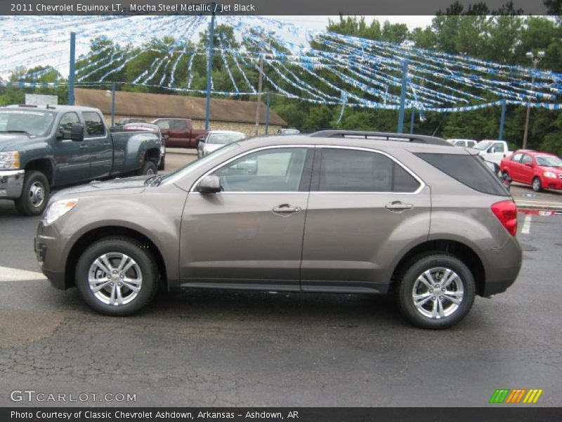 Mocha Steel Metallic / Jet Black 2011 Chevrolet Equinox LT