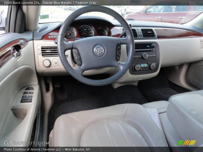 Glacier Blue Metallic / Titanium Gray 2006 Buick Lucerne CXL