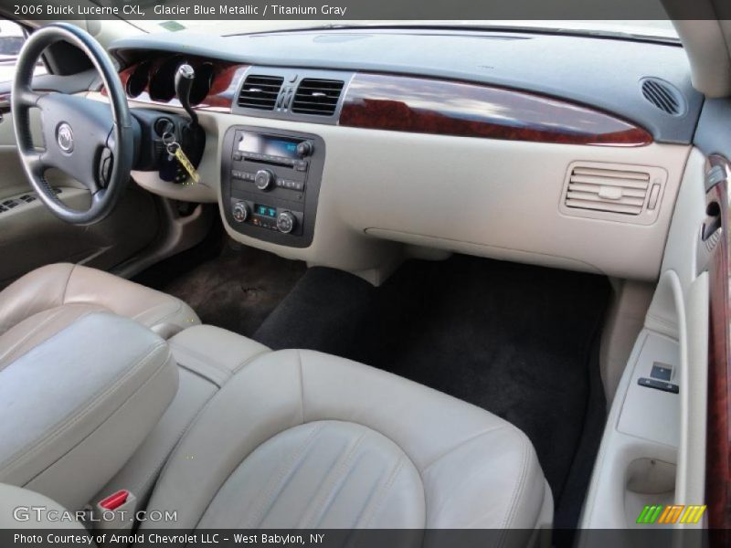 Glacier Blue Metallic / Titanium Gray 2006 Buick Lucerne CXL