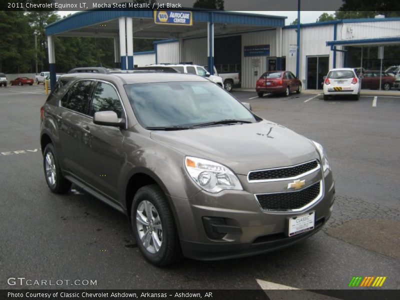 Mocha Steel Metallic / Jet Black 2011 Chevrolet Equinox LT
