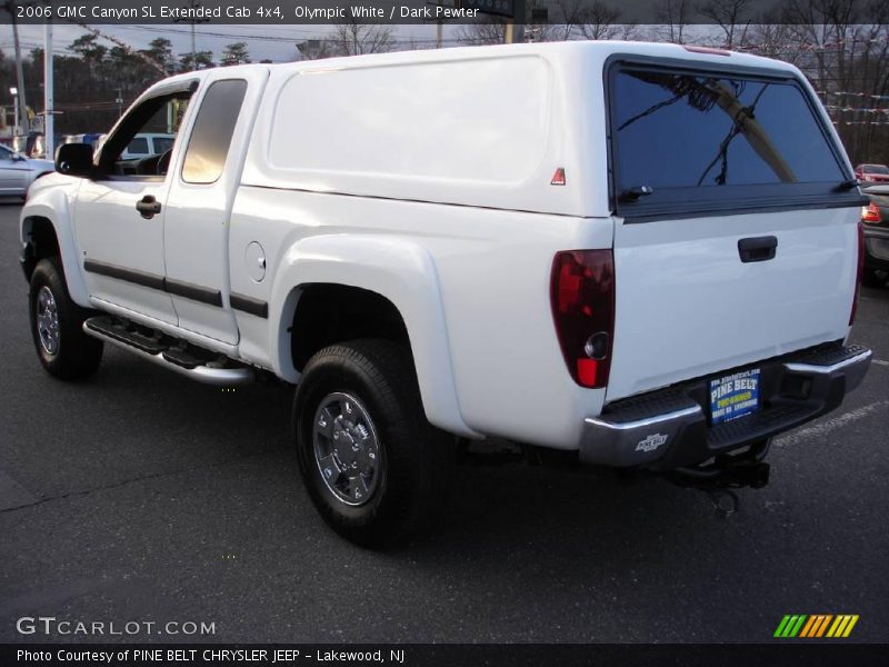 Olympic White / Dark Pewter 2006 GMC Canyon SL Extended Cab 4x4