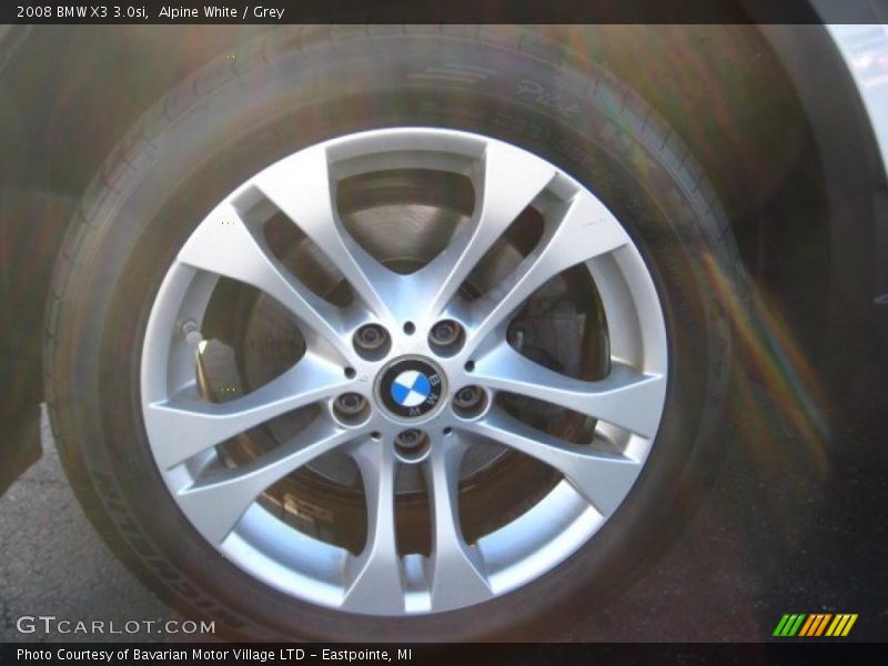 Alpine White / Grey 2008 BMW X3 3.0si